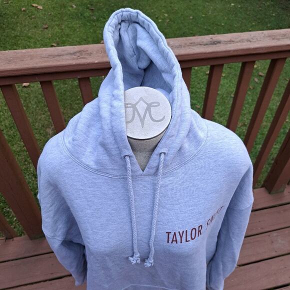 Taylor Swift Hoodie 2XL Gray Red Taylor's Version Pullover Swifties - Picture 5 of 12